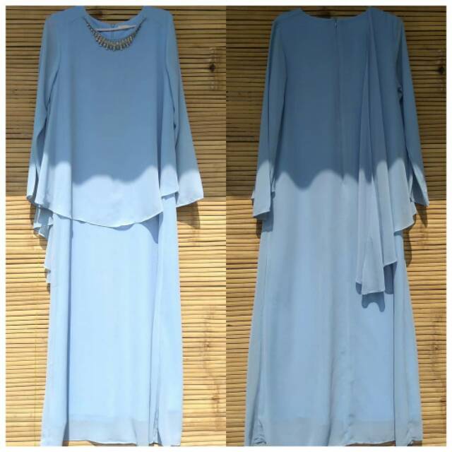 Preloved gamis eprise dress pesta chiffon