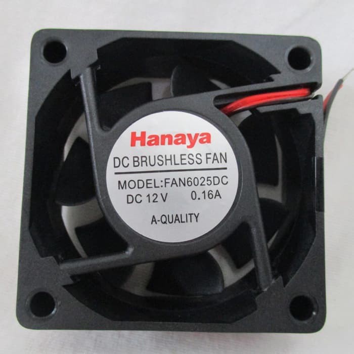 Fan Dc 6cm 6 x 6 cm kipas DC 6 x 6 cm/Axial Fan DC 12V/Kipas Pendingin