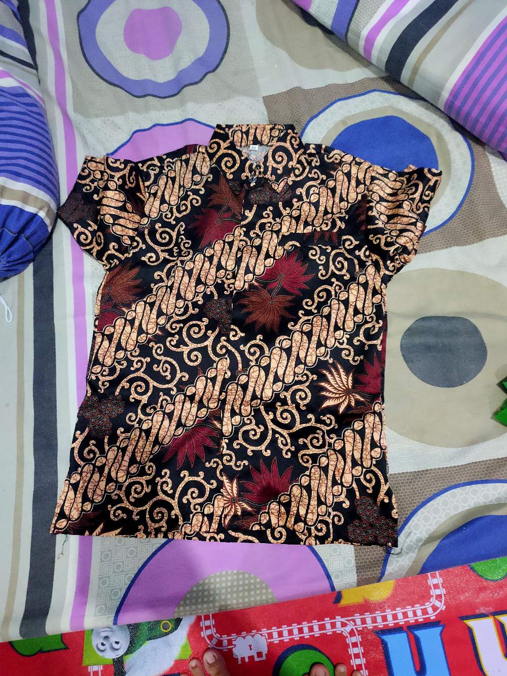 Sb Collection Atasan Kemeja Jonita Lengan Pendek Batik Anak Laki-laki