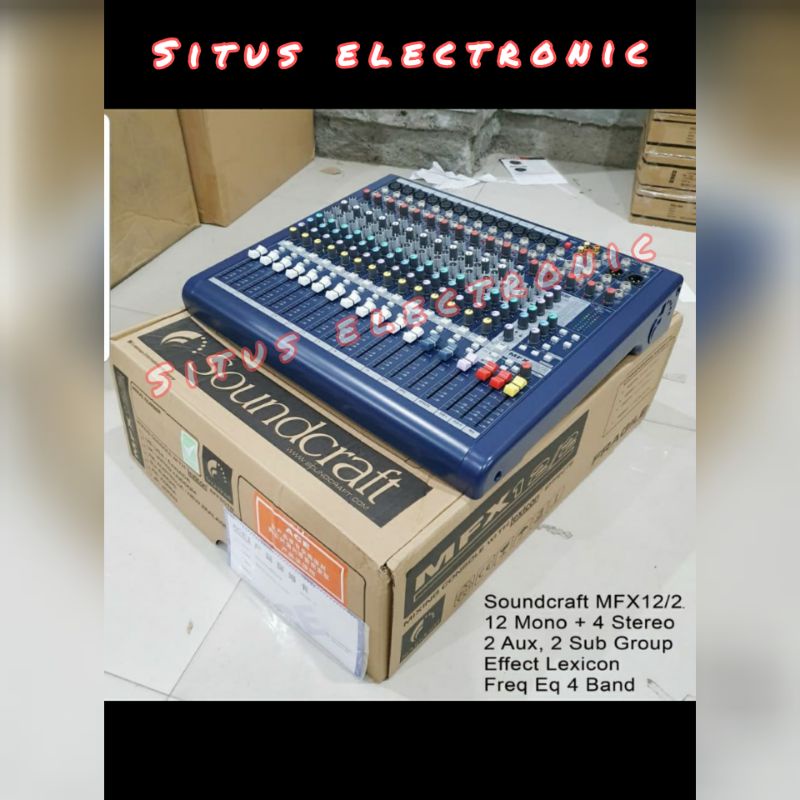 Mixer soundcraft mfx 12/mfx12 mixer soundcraft/ MFX12 MIXER