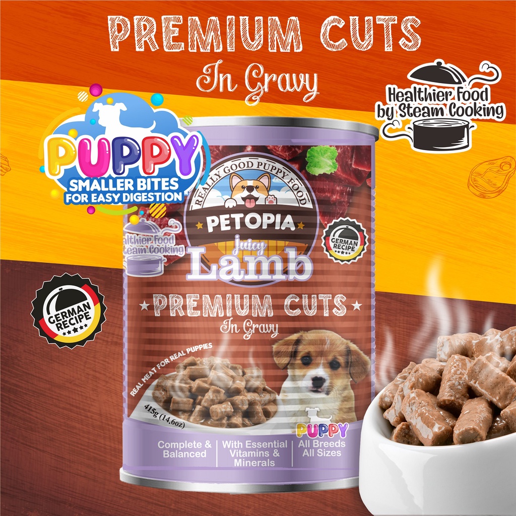 PETOPIA Kaleng 380 Gram Adult Puppy Makanan Basah Anjing PETOPIA Wet Dog Food