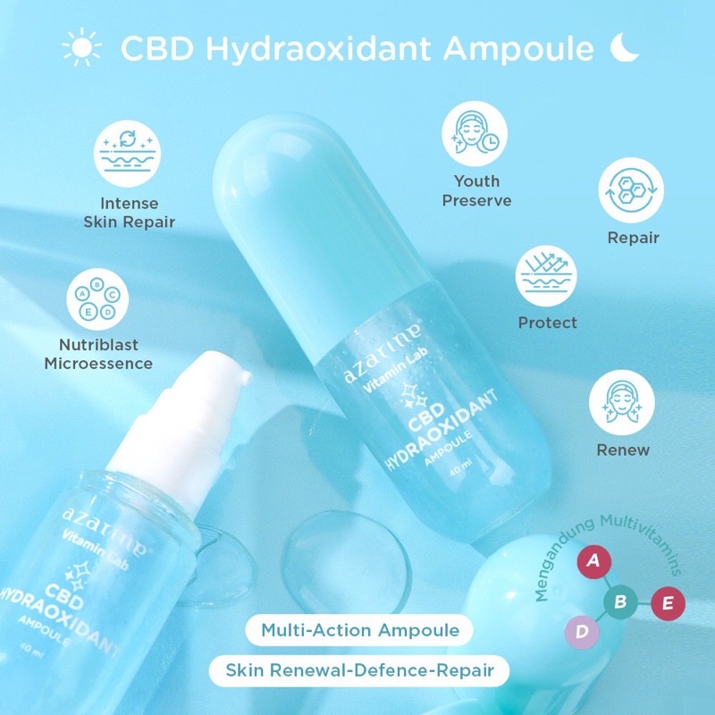 Azarine CBD Hydraoxidant Ampoule 40ml