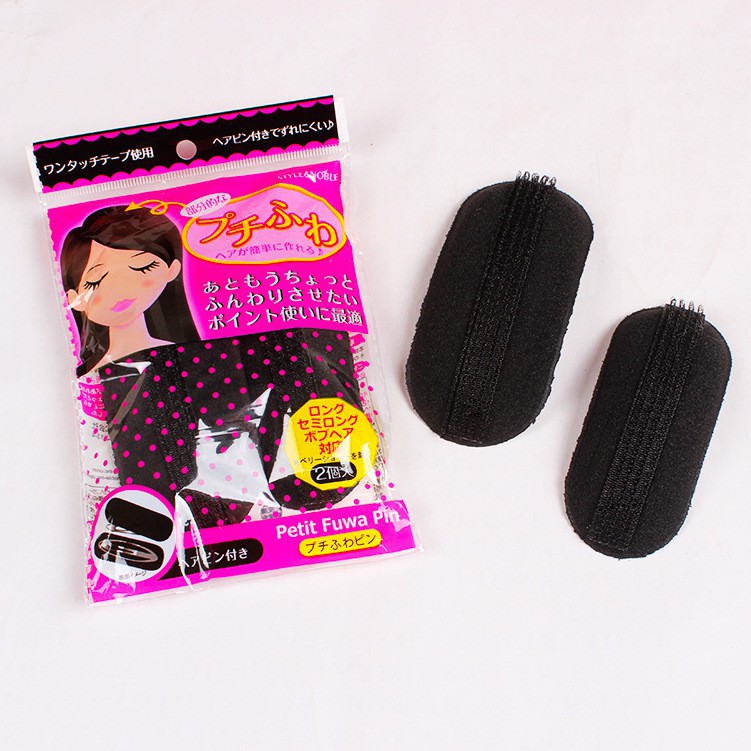 Jepit Hair Bump It / Bumpit / Penambah Volume Rambut Sanggul / Alat Sasak Rambut (2pcs/set) kimiko