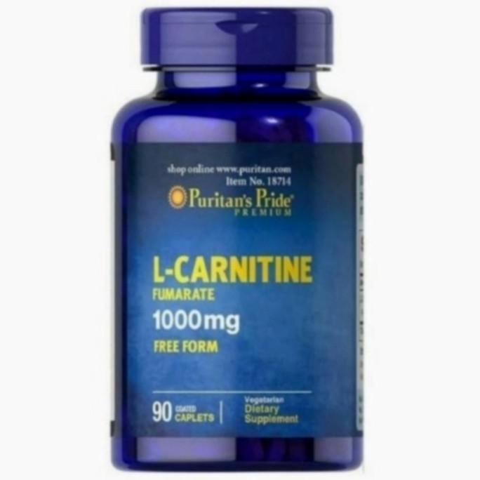 PURITANS PRIDE L-CARNITINE 1000mg 90Caplets PURITANS PRIDE L-CARNITINE
