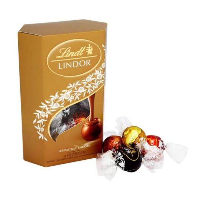 

Lindt Lindor Chocolate 200gr/ 4 flavours/4 rasa/import