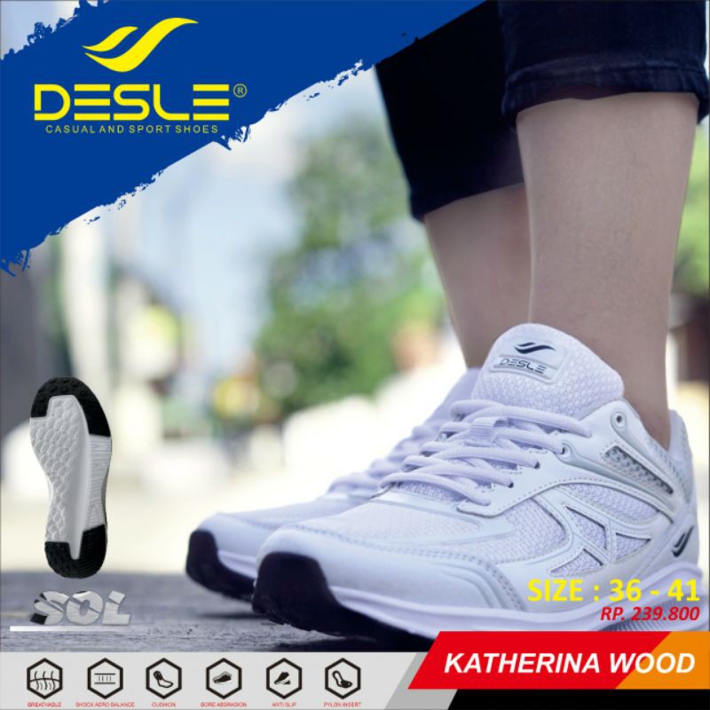 sepatu desle katreina wood