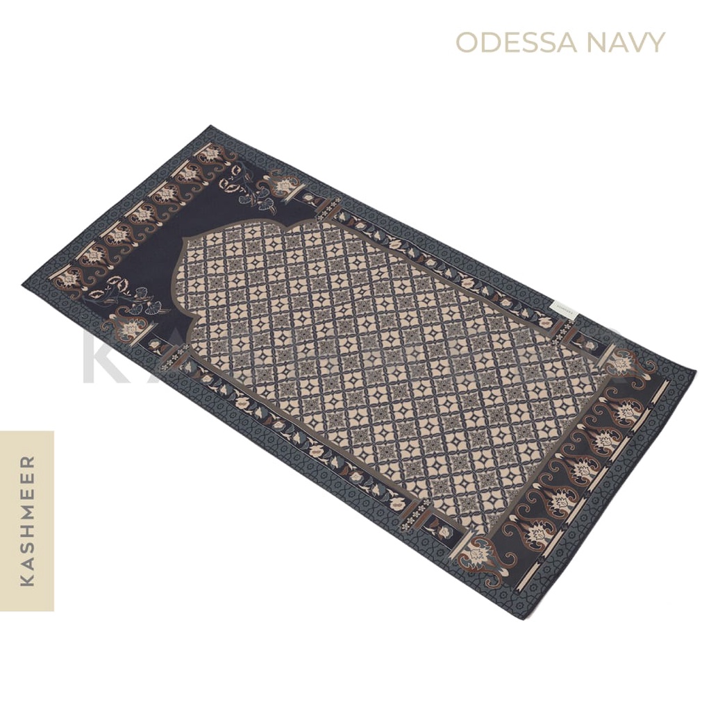 SAJADAH KASHMEER ODESSA NAVY || Sajadah Travel / Sajadah Traveling / Sejadah Travel / Sajadah Waterp