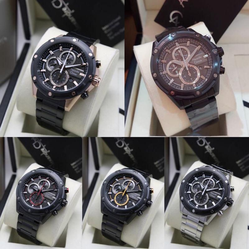 JAM TANGAN PRIA ALEXANDRE CHRISTIE AC 6605 / AC6605 RANTAI ORIGINAL