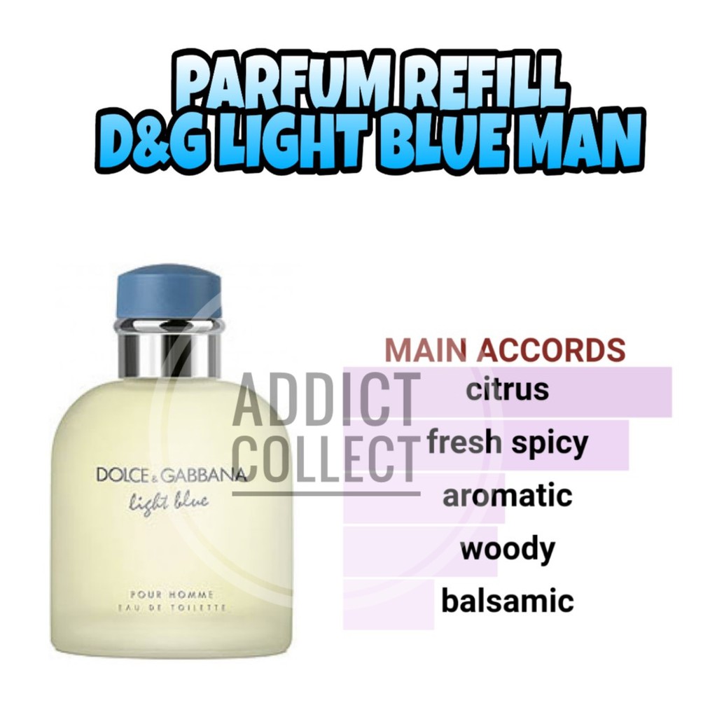 Parfum REFILL D\u0026G Light Blue Man BEST 