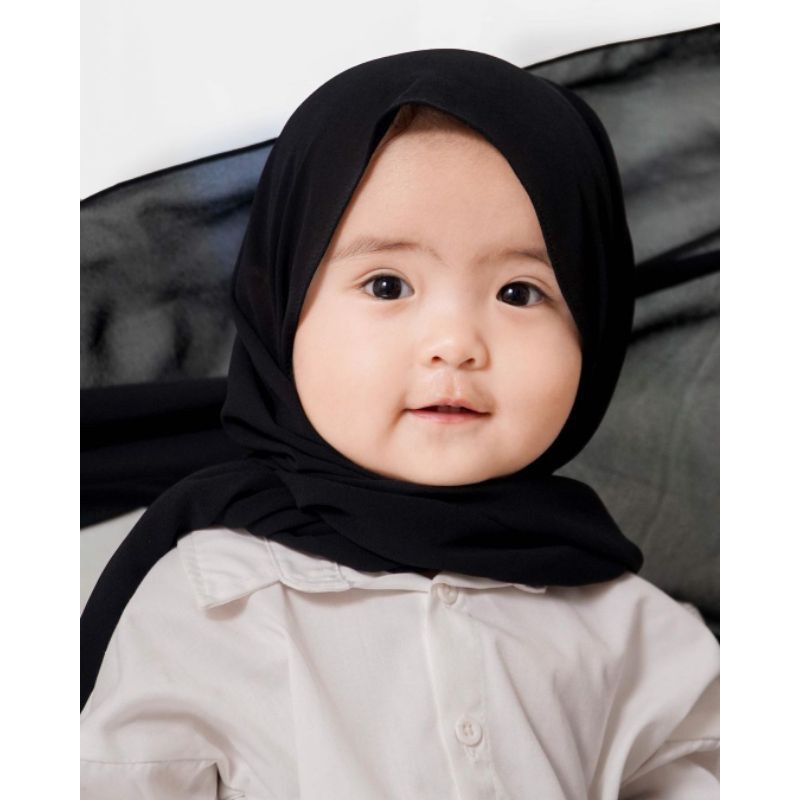 Pashmina Anak Karet Dimond Murah Utk Usia 6bln-7 th Pashmina Karet