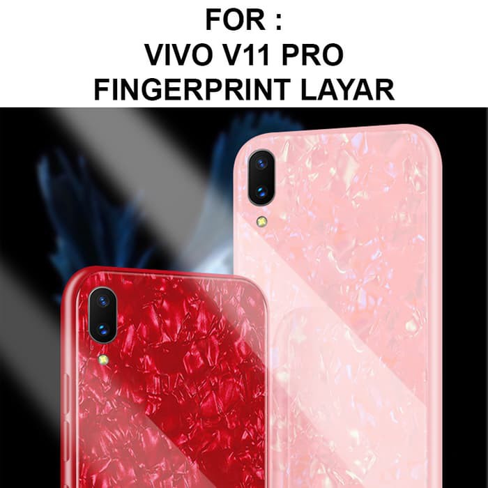 Tempered shell case Vivo V11 Pro / case hp / soft case Vivo V11 Pro / hard case