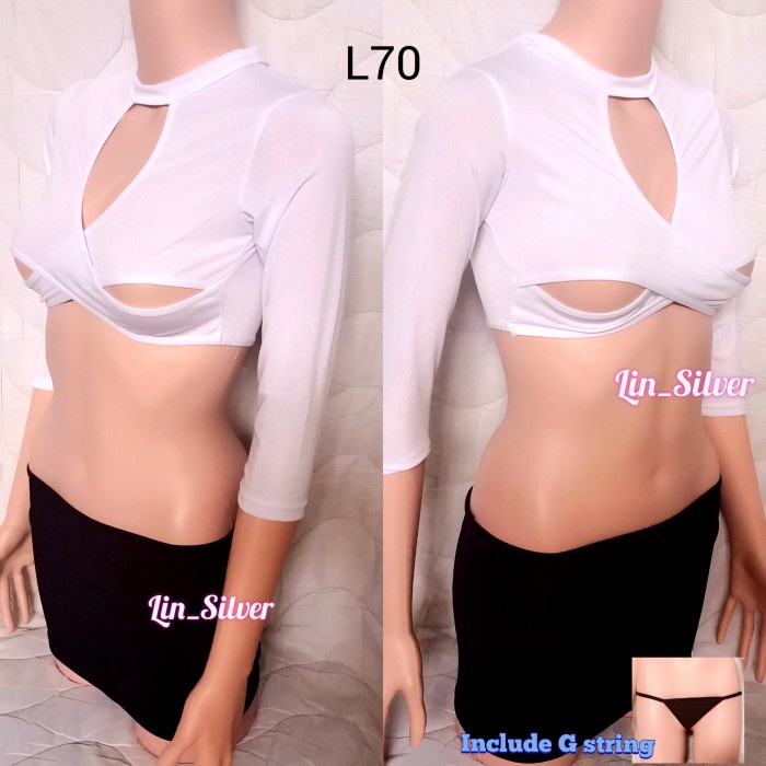 Lingerie Cosplay Kostum Sekretaris Guru / Teacher Seksi Wanita