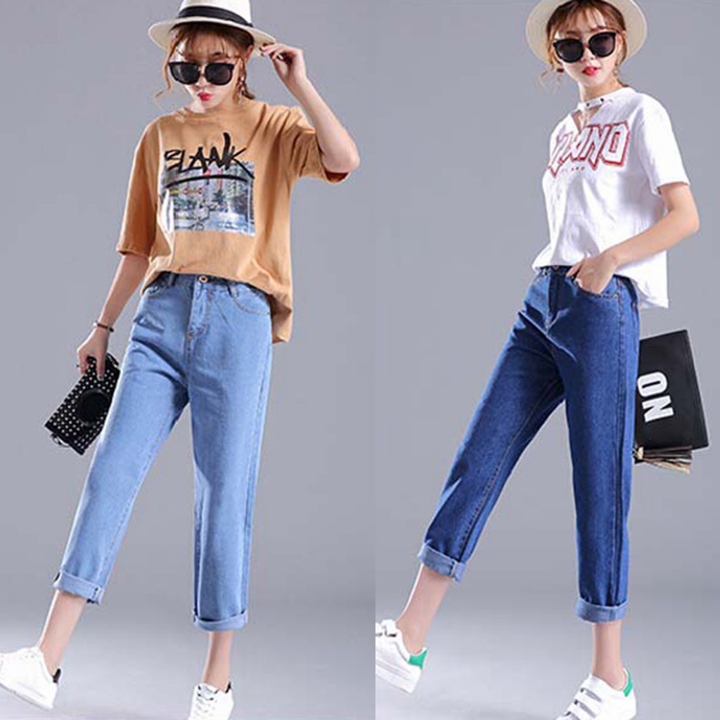 Celana Panjang Model High Waist Longgar Warna Polos Bahan Celana Panjang Model High Waist Longgar Warna Polos Bahan