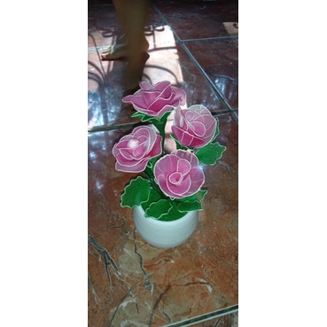 bunga hias meja ruang tamu.ruang tv..dekorasi rumah