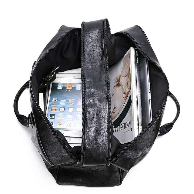 TAS TRAVEL/FTAS SELEMPANG WATERPROOF/TAS DUFFEL KULIT BISA UNISEXPRIA&amp;WANITA IMPORT 109