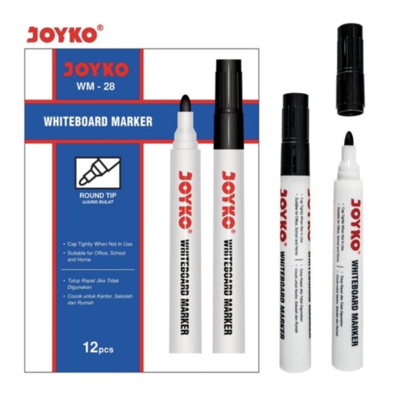 Spidol Joyko - Whiteboard Marker Spidol Papan Putih Joyko WM-28 By TF