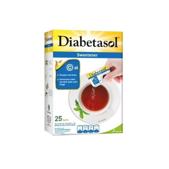 

DIABETASOL SWEET 25 GR HARGA SUDAH TERMASUK PACKING