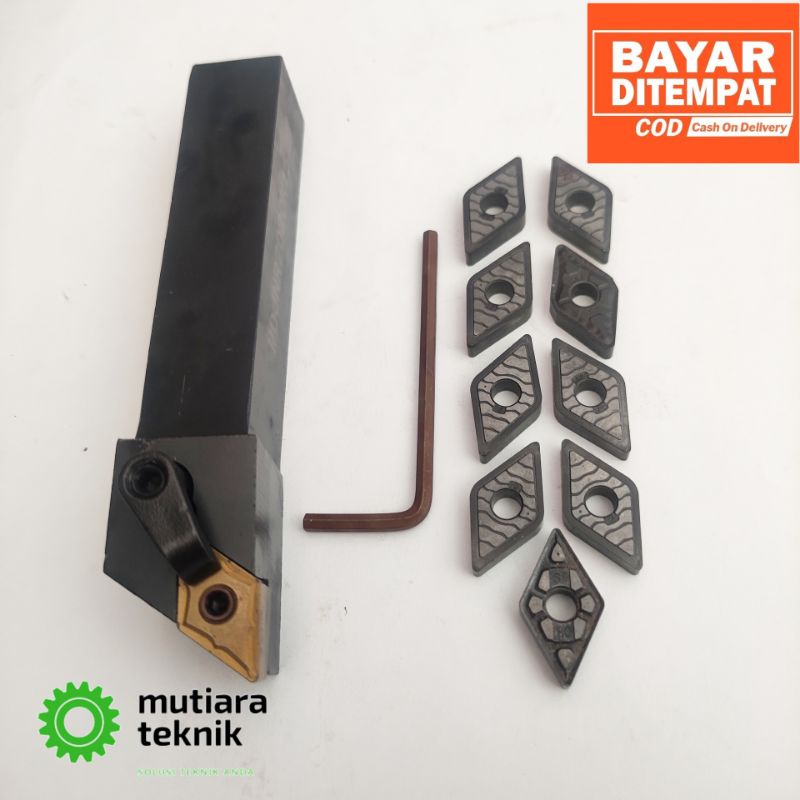 Holder Bubut Cnc MDJNR2020K15 Alat Bubut Luar MDJNR 20 Set Insert Bubut Carbide DNMG1506 Tools Bubut