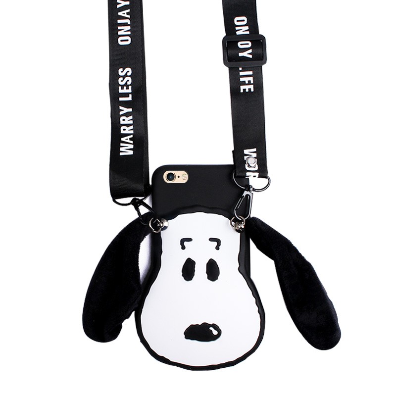 Casing Soft Case Silica Gel Warna Hitam Hiasan Anjing Corgi Untuk