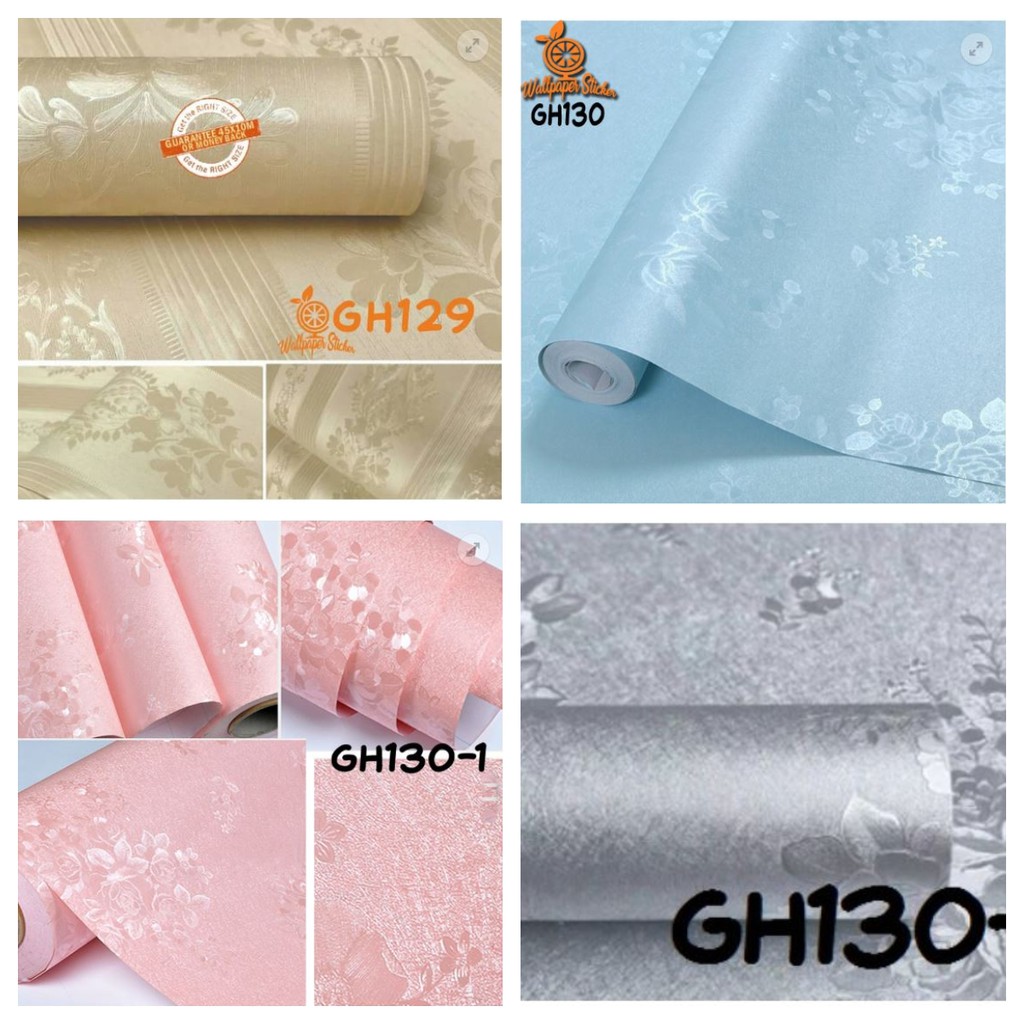 WALLPAPER STIKER DINDING TERBAIK / Sticker Wallpaper Wallsticker Motif ukuran 45 cm x 4-5 meter