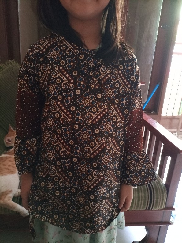Blouse Batik Anak Cewekjip