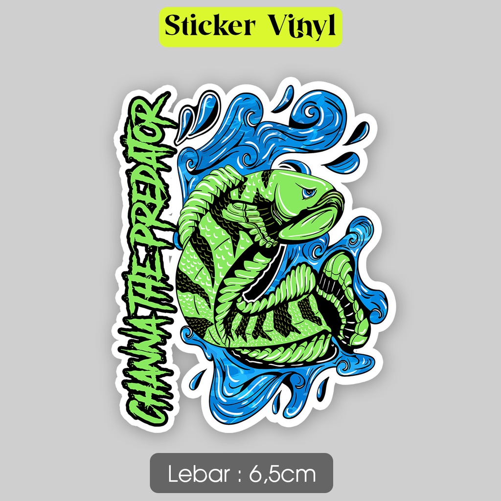 

Stiker Channa Snakehead Fish The Predator Sticker Vinyl Satuaan Motif Pencinta Ikan Predator Bahan Anti Air