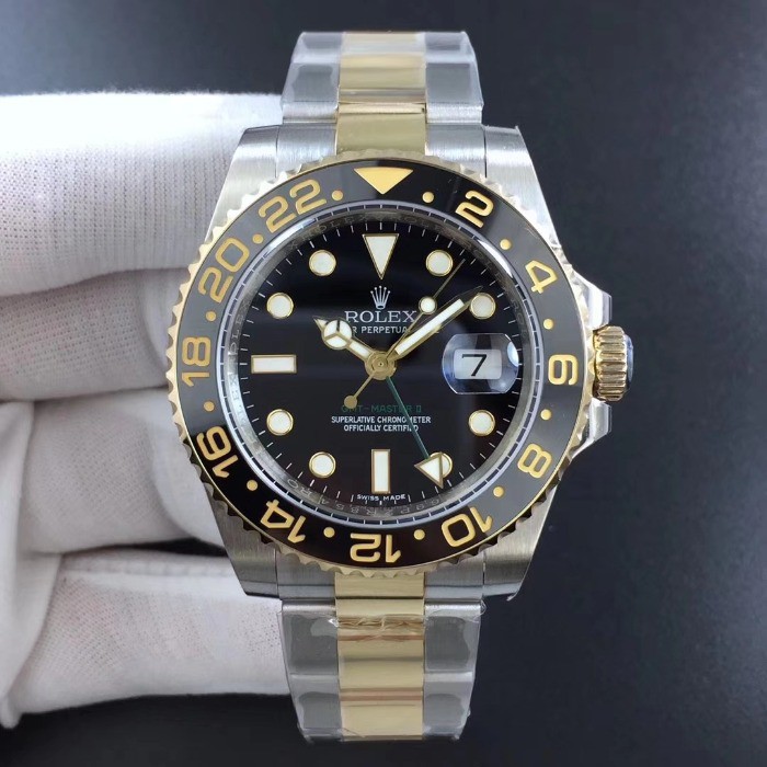ROLEX GMT Master II 116713 LN Black Ceramic Noob Best Edition SWIS ETA