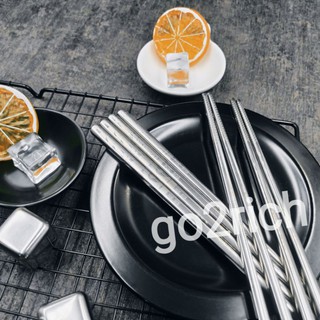 Sumpit Stainless Steel SUS 304 Laser Grafir Makan Chopsticks | Shopee