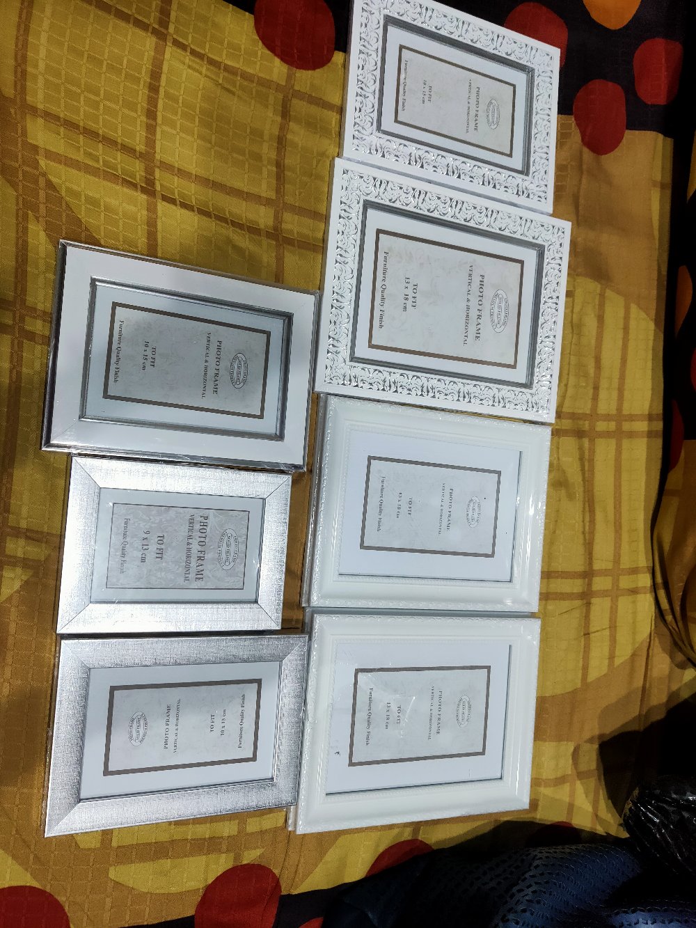 Bingkai Foto 5r Putih Klasik | Photo Frame Minimalis | Pigura Murah Classic