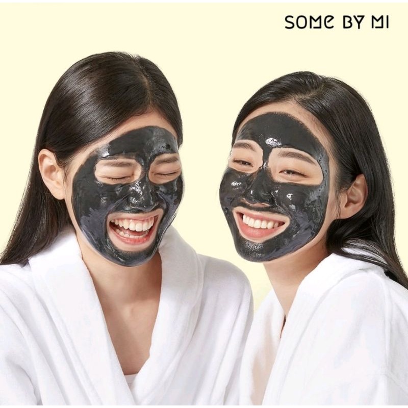 [BPOM] Some By Mi Charcoal BHA Pore Clay Bubble Mask Cleanser 120g| Masker Wajah