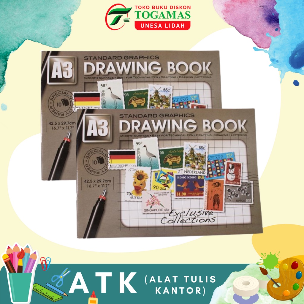 

BUKU GAMBAR A3 ISHIDA KUNCI MATAHARI / READY STOCK