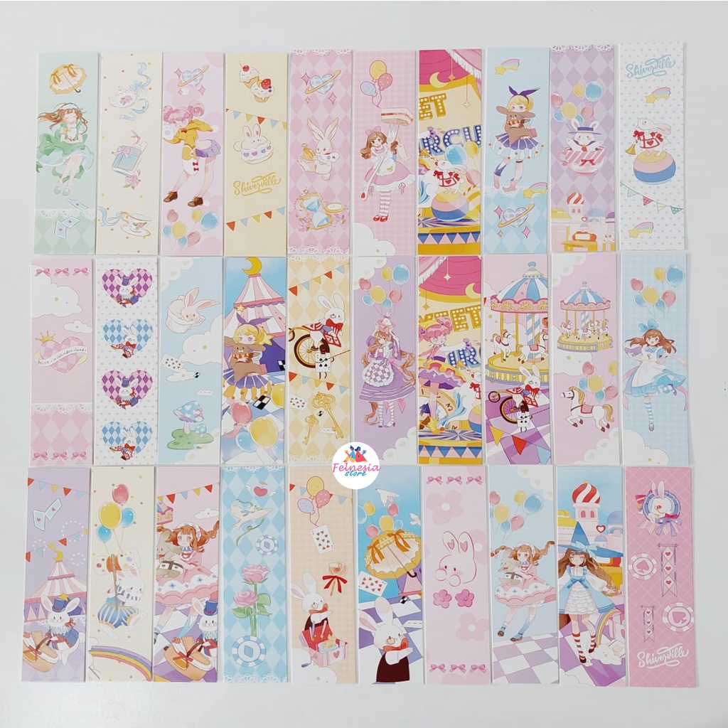 

Pembatas Buku / Bookmark Lucu Motif Dream Park