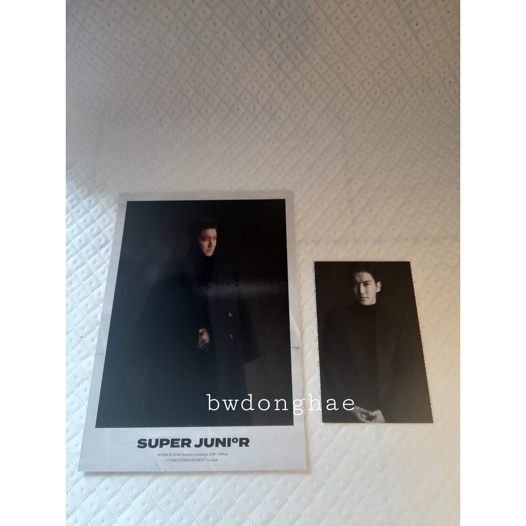 Season Greeting Super Junior 2019 Member Set  (Leeteuk Yesung Shindong Eunhyuk Siwon)