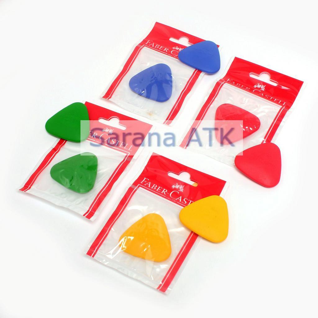 

FABER CASTELL - Segitiga Triangle Grip Eraser Crayon & Pensil Warna [1 Pcs]