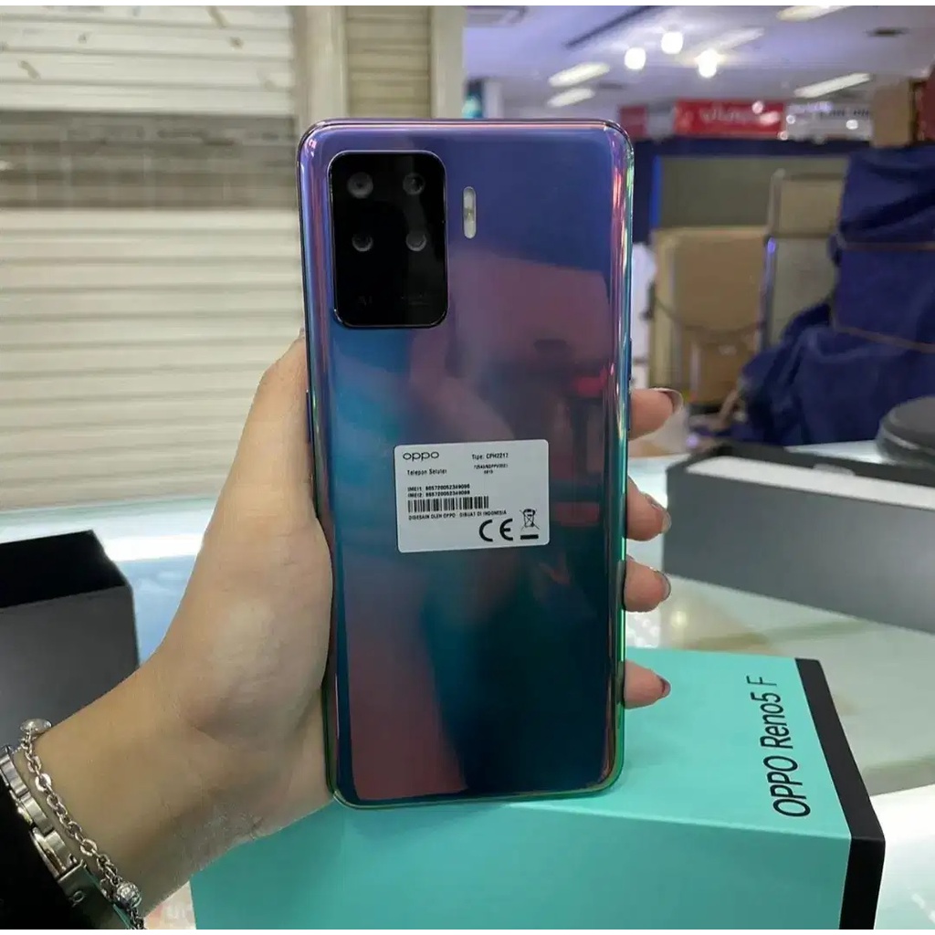 OPPO Reno5 F 8GB+128GB Garansi Resmi Oppo Reno 5 F 8 GB 128 GB