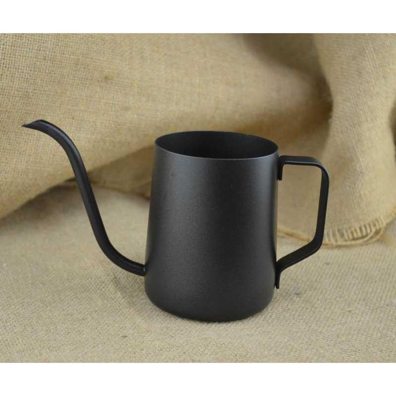 Mall 350ml Teko Pitcher Kopi Teapot Drip Kettle Cup Stainless - AA0050 OneTwoCups Hitam