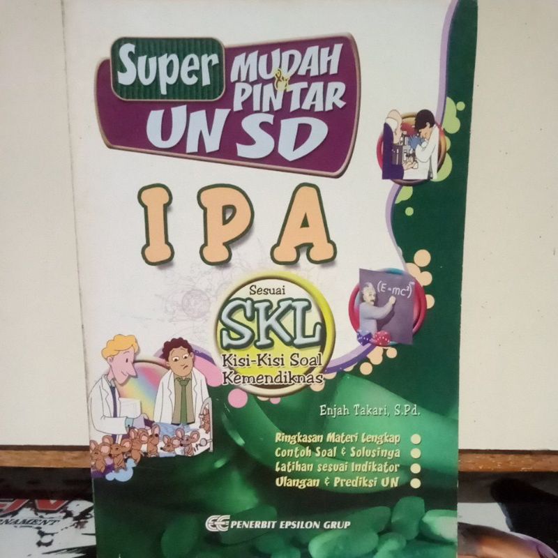 Buku Bimbel - Super MUDAH & PINTAR UN SD IPA