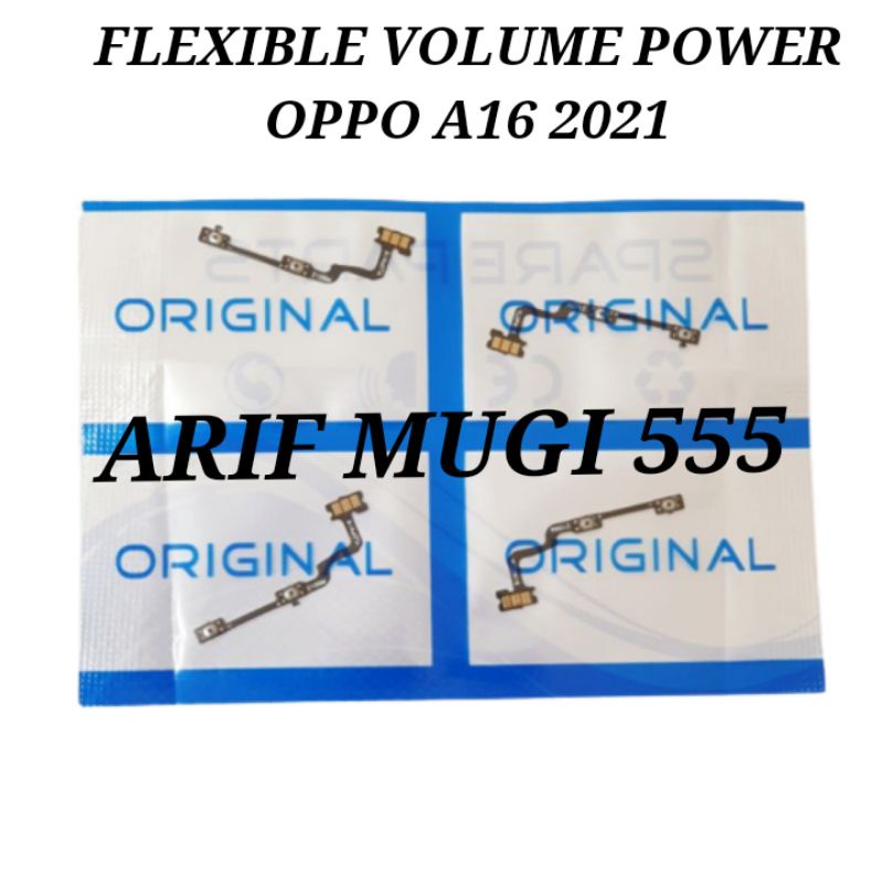 FLEXIBLE FLEKSIBEL VOLUME POWER OPPO A16 2021 ORIGINAL