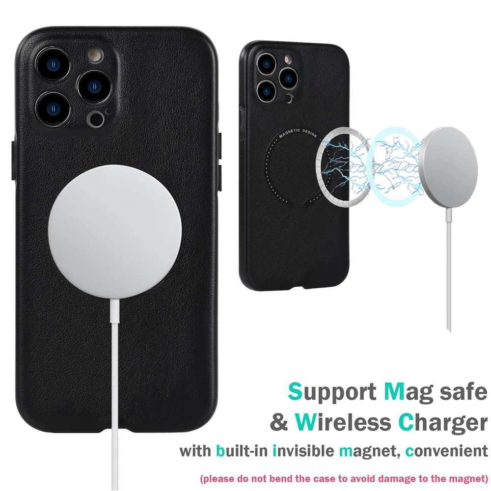 Magsafe Leather Case For Iphone 11 Pro Max 11 Pro XS Max XR XS X Bludru Soft Case