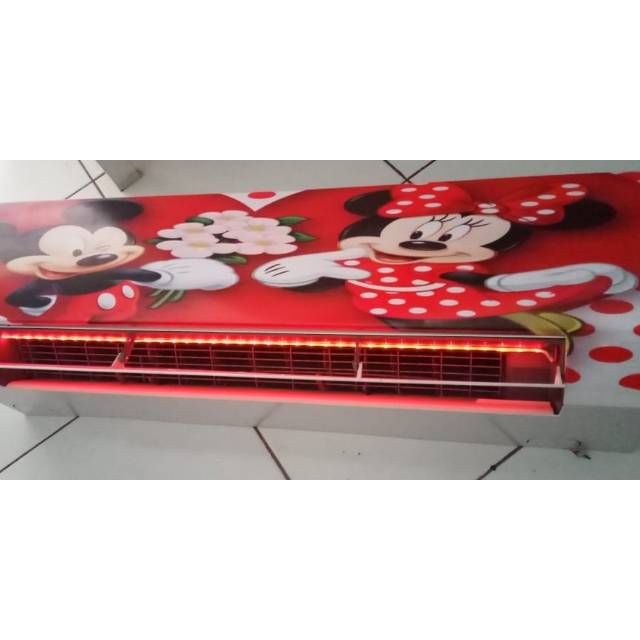 Kipas angin model ac karakter+led