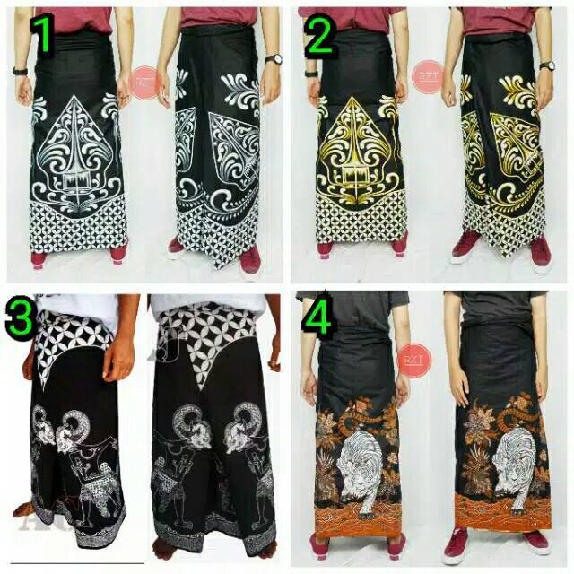 Sarung Batik Halus Motif Wayang Gunungan - Warna Kuning - Sarung Gus Azmi