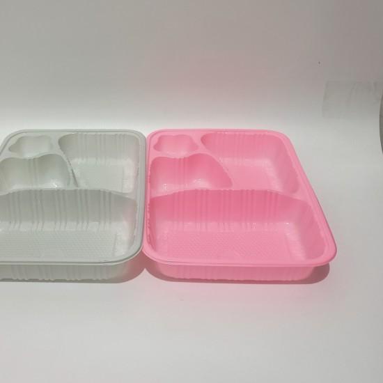 ✯ Mika Bento sekat 4 Tray Bento Bintang Box Bento Mkbnt01 hitam isi 25 - Biru ☋