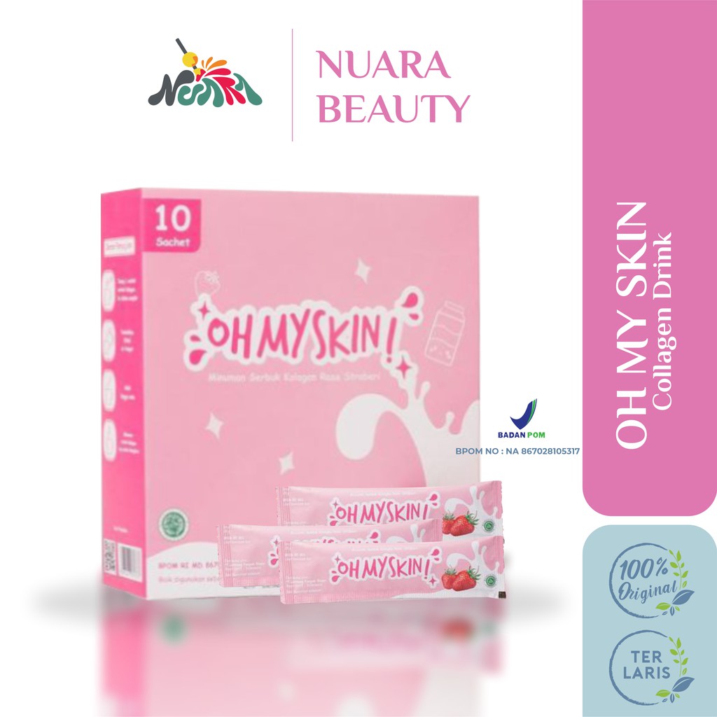 [ TERLARIS & TERPERCAYA ] Collagen Drink - OH MY SKIN Suplemen Kolagen Glutathione ohmyskin COD