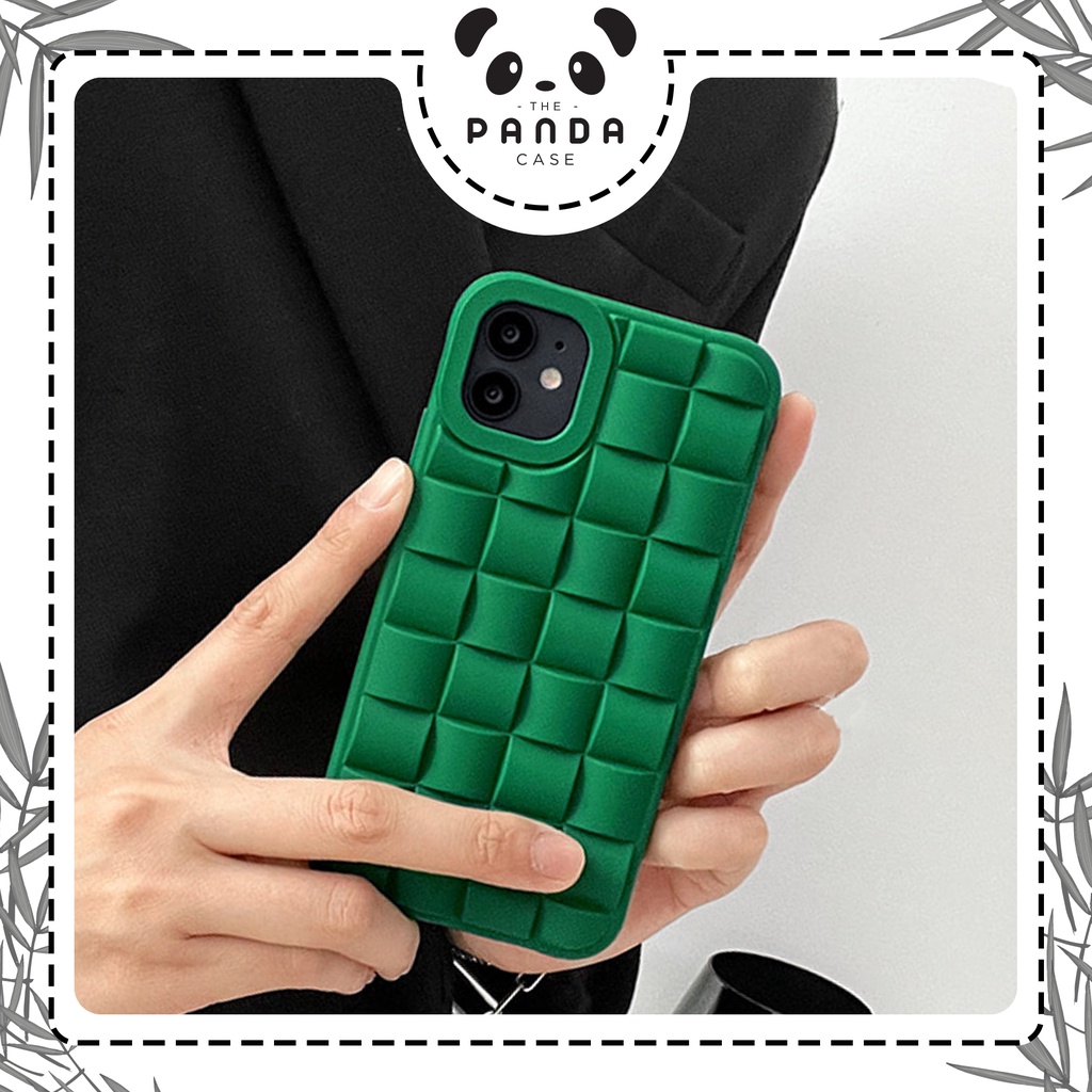 [TPC] Soft Case TPU Matte Motif Anyaman 3D FULL COVER IPHONE 7 8 PLUS X XS MAX XR 11 12 13 14 PRO MAX Bumper Case HP IPHONE IP043