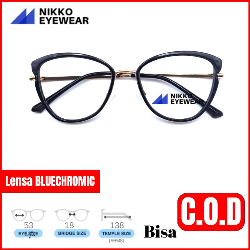 Kacamata 58597 Lensa Bluecromic, Photocromic Blueray