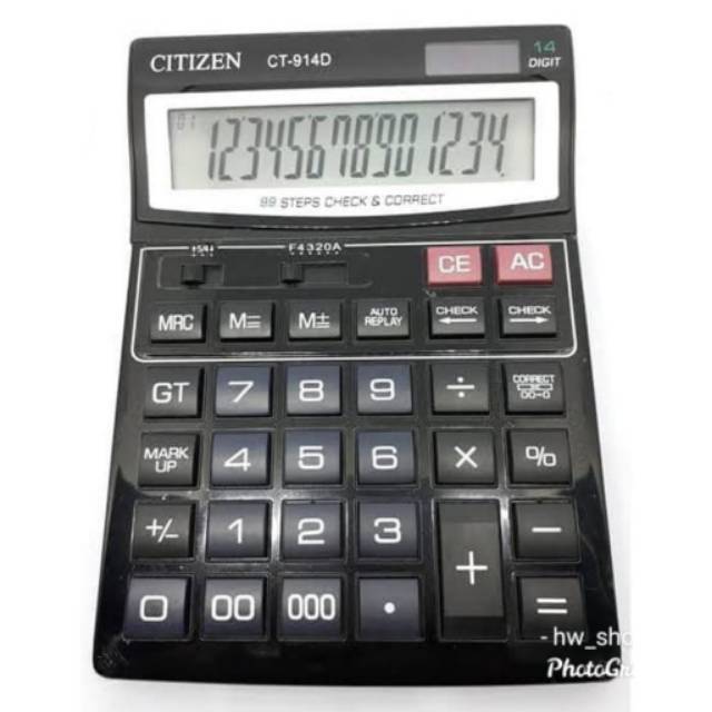 Kalkulator Citizen Ct 914 D 14 Digit Besar Kalkulator Citizen 14 Digit Kalkulator Citizen Murah Shopee Indonesia