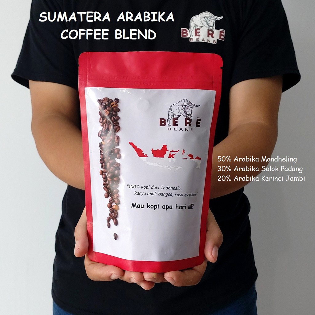 

Kopi SUMATERA ARABICA HOUSE BLEND Indonesia 250 GRAM By Bere Beans Biji Bubuk Coffee Bean Arabika