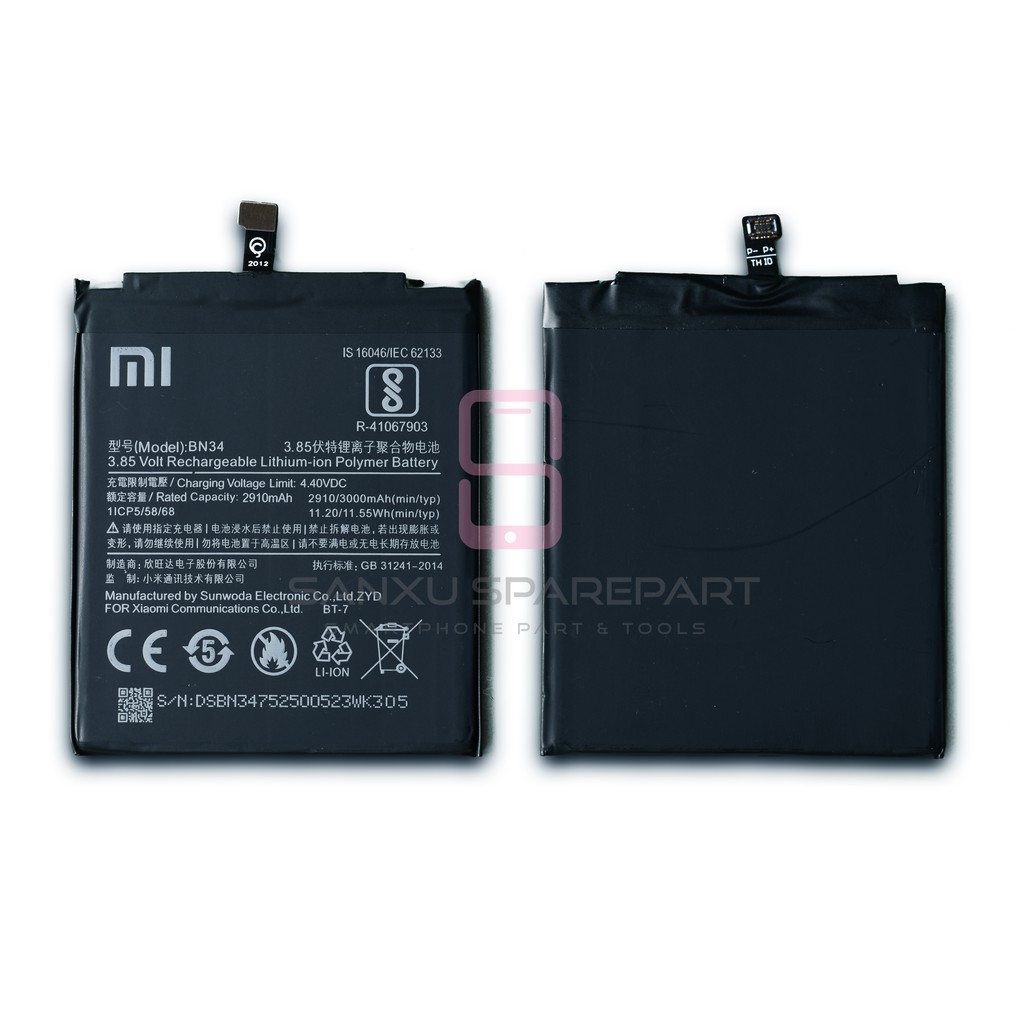 BATERAI XIAOMI REDMI 5A BN34 / BATRE XIAOMI REDMI 5A BN34