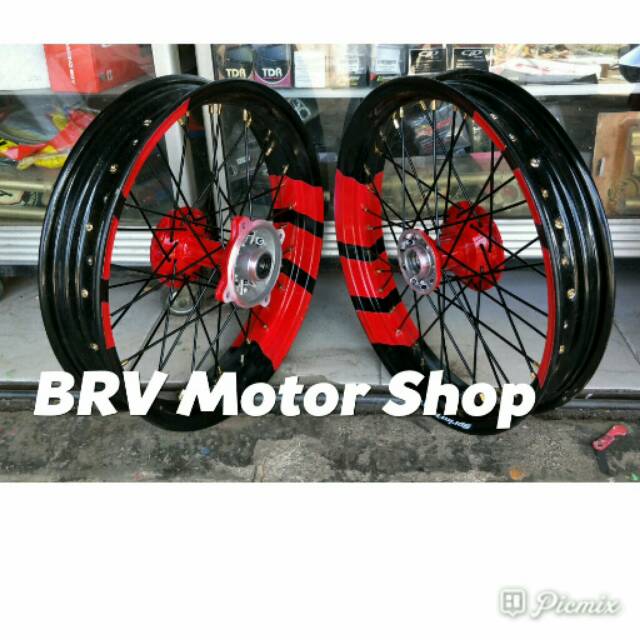 Velg Super Moto Klx D Tracker 150 - Velg Klx Bebas Regues Warna Velg Ring 17