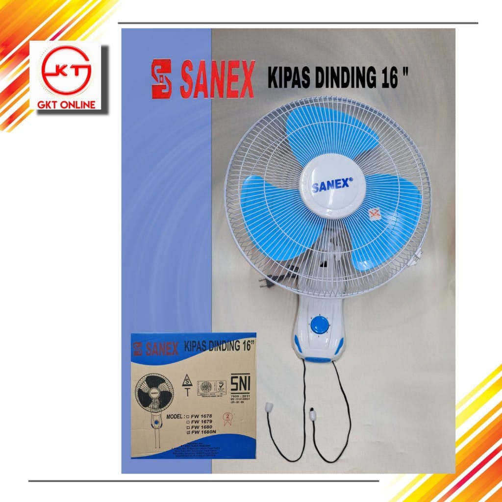 Kipas angin Dinding 16 Inch Sanex / WallFan Sanex Kipas Angin Listrik